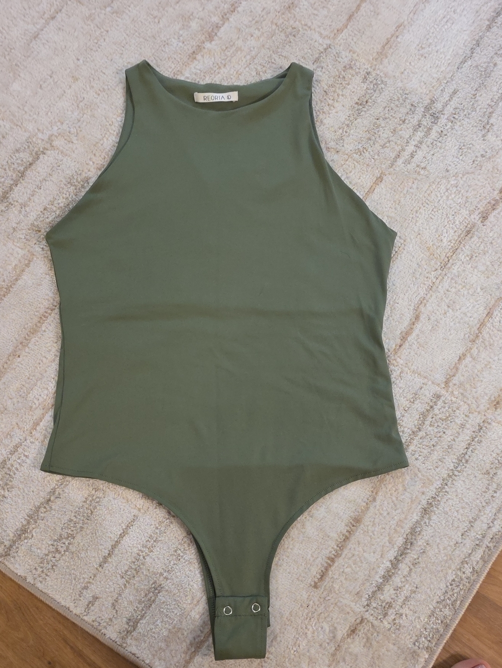 ReoRia Olive Green Kids One-Piece Bodysuit